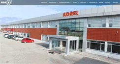 Desktop Screenshot of korel.com.tr